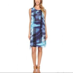 NIC+ ZOE Blue Lagoon Tunic Dress M NEW